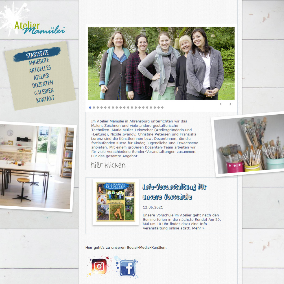 Atelier Website 2012 2020 Start